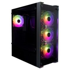 DarkFlash Skywalker RGB Led Fan 650W ATX Siyah Oyuncu Kasası