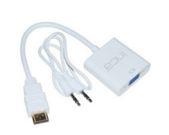 INCA IHTV-7TB HDMI TO VGA ÇEVİRİCİ + SES ÇEVİRİCİ BEYAZ