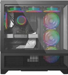 Twisted Minds TM-245-3-B Phantek - 07 Mid Tower Oyuncu Kasası, Siyah