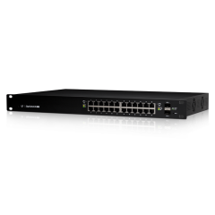 Ubiquiti Edge 24 Port Poe + 24x1Gbit Eth + 2x SFP + 500 Watt Yönetilebilir Gigabit Switch