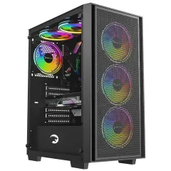 GamePower Flex 4*120mm A-RGB Fan ATX 550W 80+ Bronze Gaming Kasa