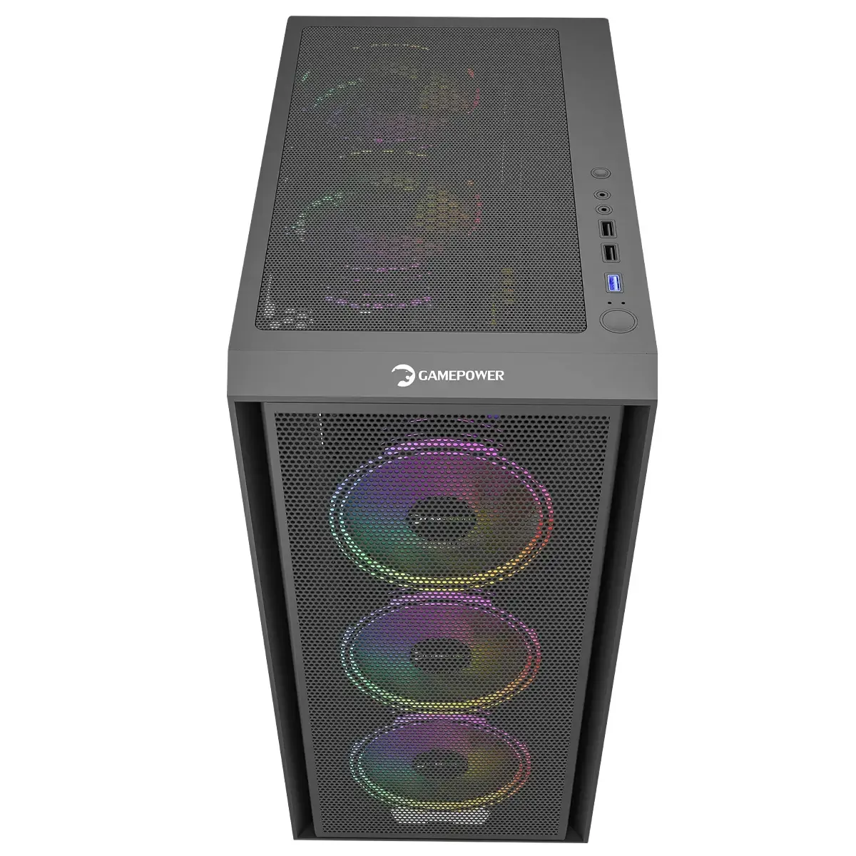 GamePower Flex 4*120mm A-RGB Fan ATX 550W 80+ Bronze Gaming Kasa