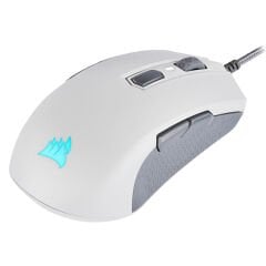 Corsair M55 RGB Pro Ambidextrous Multi-Grip 12.400 DPI 8 Tuş Optik Beyaz USB Kablolu Oyuncu Mouse