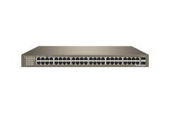 IP-Com G3350F 48GE Portlu, 2x10GB SFP Cloud Yönetilebilir Rackmount Switch