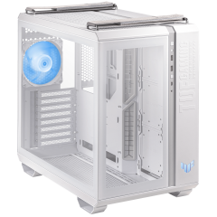 Asus TUF Gaming GT502 Plus Temperli Cam USB Type-C ATX Mid-Tower Gaming Kasa, Beyaz