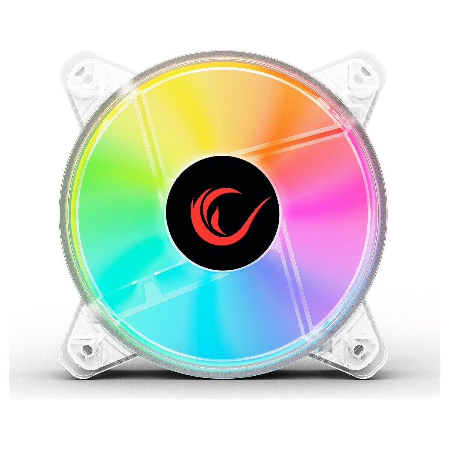 Rampage 6C-121 Rainbow Ledli Kasa Fanı