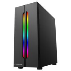 Rampage Spectra Temperli Cam Rainbow Fan Ledli Mid Tower Oyuncu Kasası