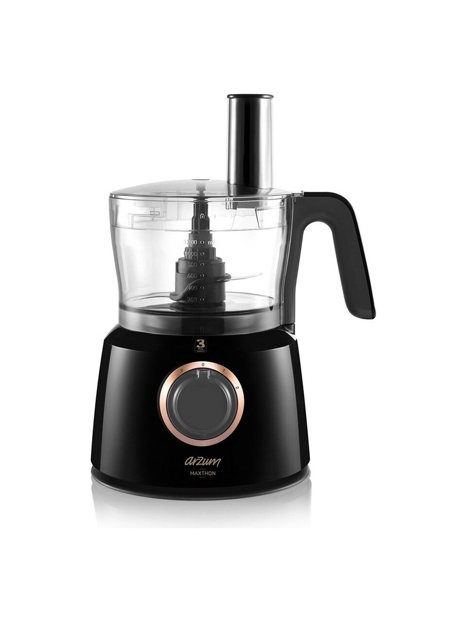 ARZUM MAXTHON MUTFAK ROBOTU AR1064 SİYAH/BEYAZ