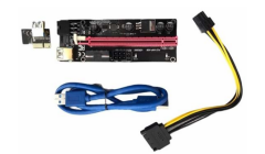RISER KART PCI-E 1X - 16X VER009S USB 3.0