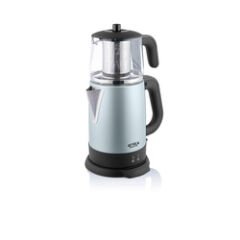 Arnica Demli Stil Mint Yeşil Cam Çay Makinesi