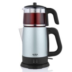 Arnica Demli Stil Mint Yeşil Cam Çay Makinesi