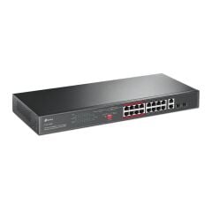 TP-Link TL-SL1218MP 16 Port 10/100/1000 Mbps Gigabit POE Switch