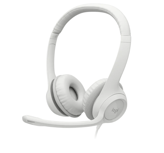 LOGITECH H390 USB MIKROFONLU BEYAZ KULAKLIK
