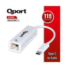 Qport Q-TR45 TYPE-C TO RJ45 Çevirici GİGABİT NETWORK CONVERTER