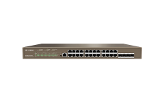 IP-Com G5328P-24-410W 24 Port L3 Yönetilebilir Rackmount POE Switch