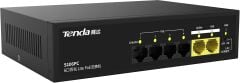 Tenda 6 Port 6 Port PoE+ 10-100- Mbps 2 Port Uplink Çelik Kasa Switch
