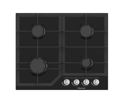 HISENSE GG643B 4 GÖZLÜ GAZLI 60CM ANKASTRE OCAK SİYAH
