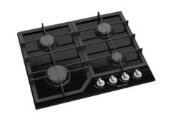 HISENSE GG643B 4 GÖZLÜ GAZLI 60CM ANKASTRE OCAK SİYAH