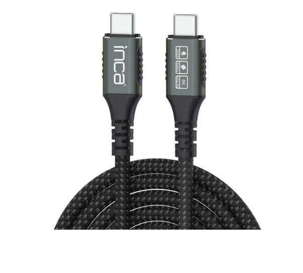 INCA ITCT-40 TYP-C TO TYPE-C 4K-8K@60HZ THUNDERBOLT 40GBPS DATA KABLOSU