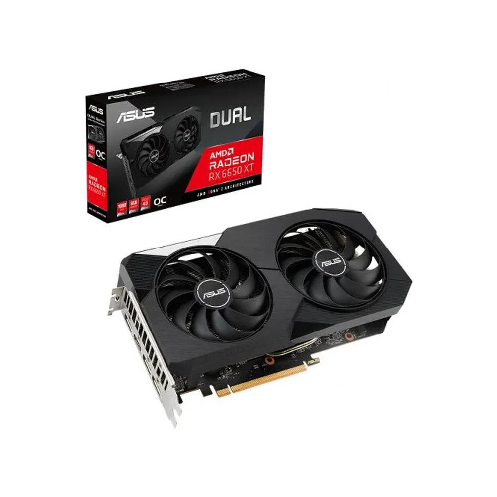 Asus Dual RX 6650 XT OC Edition 8GB GDDR6 128 Bit Ekran Kartı