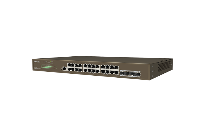 IP-Com G3328F 24 Port Gigabit + 4x1GB SFP Uplink L2 Cloud Yönetilebilir Rackmount Switch