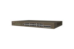 IP-Com G3328F 24 Port Gigabit + 4x1GB SFP Uplink L2 Cloud Yönetilebilir Rackmount Switch