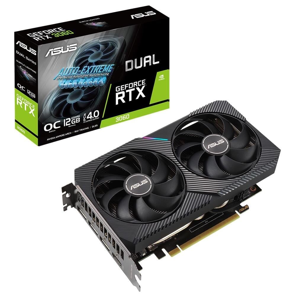 Asus Dual GeForce RTX 3060 12GB GDDR6 192 Bit Ekran Kartı