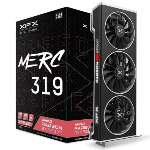 XFX Speedster Merc 319 Radeon RX 6750 XT 12GB GDDR6 192 Bit Ekran Kartı
