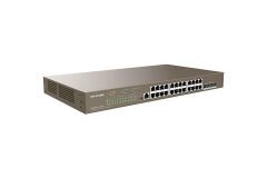 IP-Com G5328P 24 Port Gigabit+ 4xGB SFP Uplink L3 Yönetilebilir 370W Poe Rackmount Switch