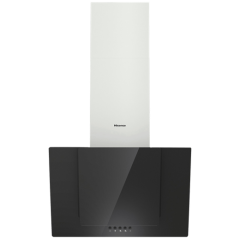 HISENSE CH6IN6BXBG CAM+PASLANMAZ ÇELİK 60CM DAVLUMBAZ SİYAH