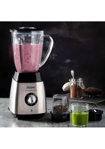 ARZUM MAXIBLEND GLASS JUG BLENDER AR1056
