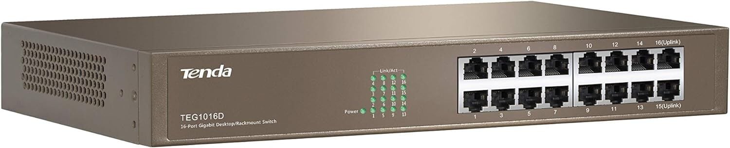 Tenda TEF1016D 16 Port 10/100 Mbps Masaüstü Switch