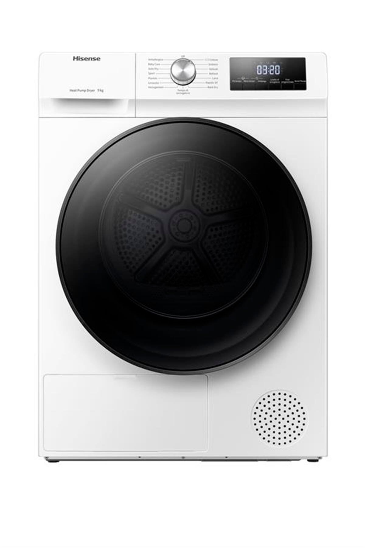 HISENSE DHQA902U 9 KG. ÇAMAŞIR KURUTMA MAKİNESİ BEYAZ