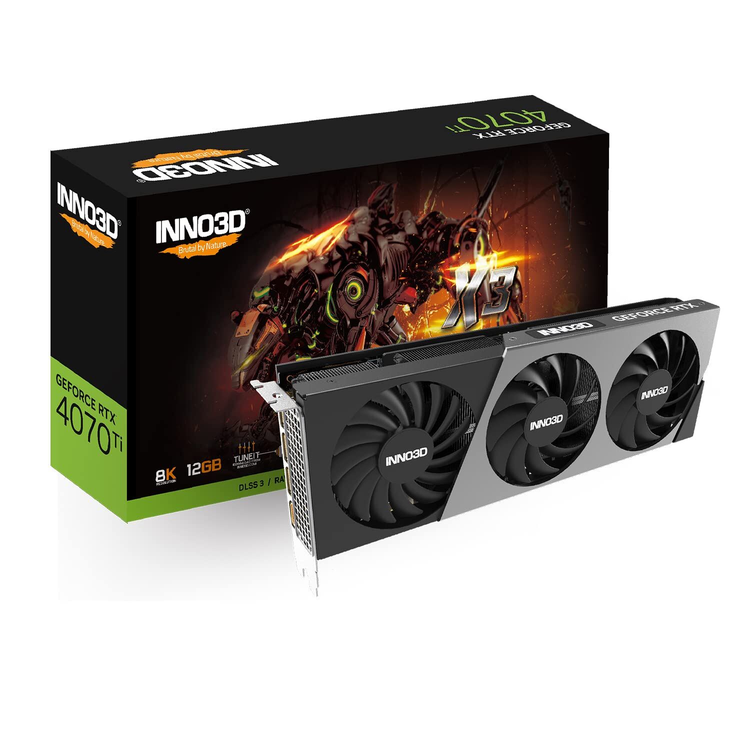 Inno3D GeForce RTX 4070 Ti X3 12GB GDDR6X 192 Bit Ekran Kartı