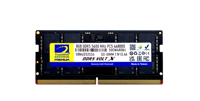 TWINMOS 8GB DDR5 5600MHZ CL46 NOTEBOOK RAM
