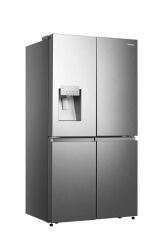 HISENSE RQ760N4SASE 584 LT. 4 KAPILI GARDROP TİPİ NO FROST SU ve BUZ HAZNELİ BUZDOLABI INOX