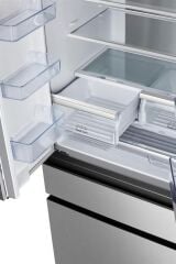 HISENSE RF540N4SBI2 INOX 480 LT. FRENCH DOOR NOFROST A++ BUZDOLABI