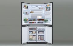 SHARP SJ-FE87V-WH5 724L, 4 Door, Premium, Inverter - White - Thailand