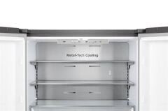 HISENSE RQ758N4SBSE 609 LT. 4 KAPILI GARDIROP TİPİ NO FROST İNOX BUZDOLABI