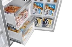 HISENSE RQ758N4SBSE 609 LT. 4 KAPILI GARDIROP TİPİ NO FROST İNOX BUZDOLABI