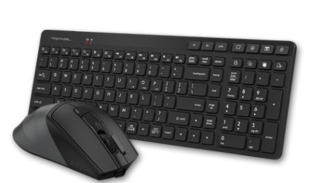 A4 TECH FB2800C AIR2 SİYAH BT+2.4G QK SILENT ŞARJLI 2000DPI KLAVYE MOUSE SET