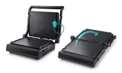 HISENSE HCG1600DBT CONTACT GRILL TOST MAKİNESİ SİYAH