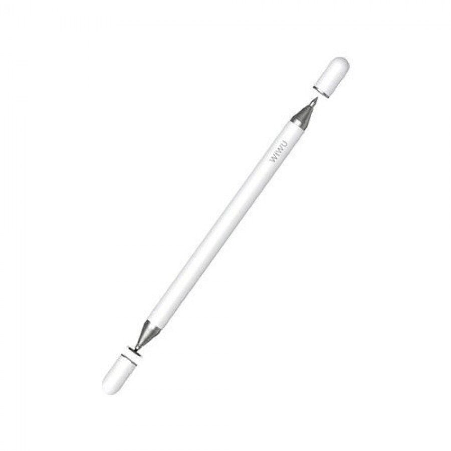 Wiwu Pencil One Passive Stylus 2 In 1 Dokunmatik Çizim Kalemi, Beyaz