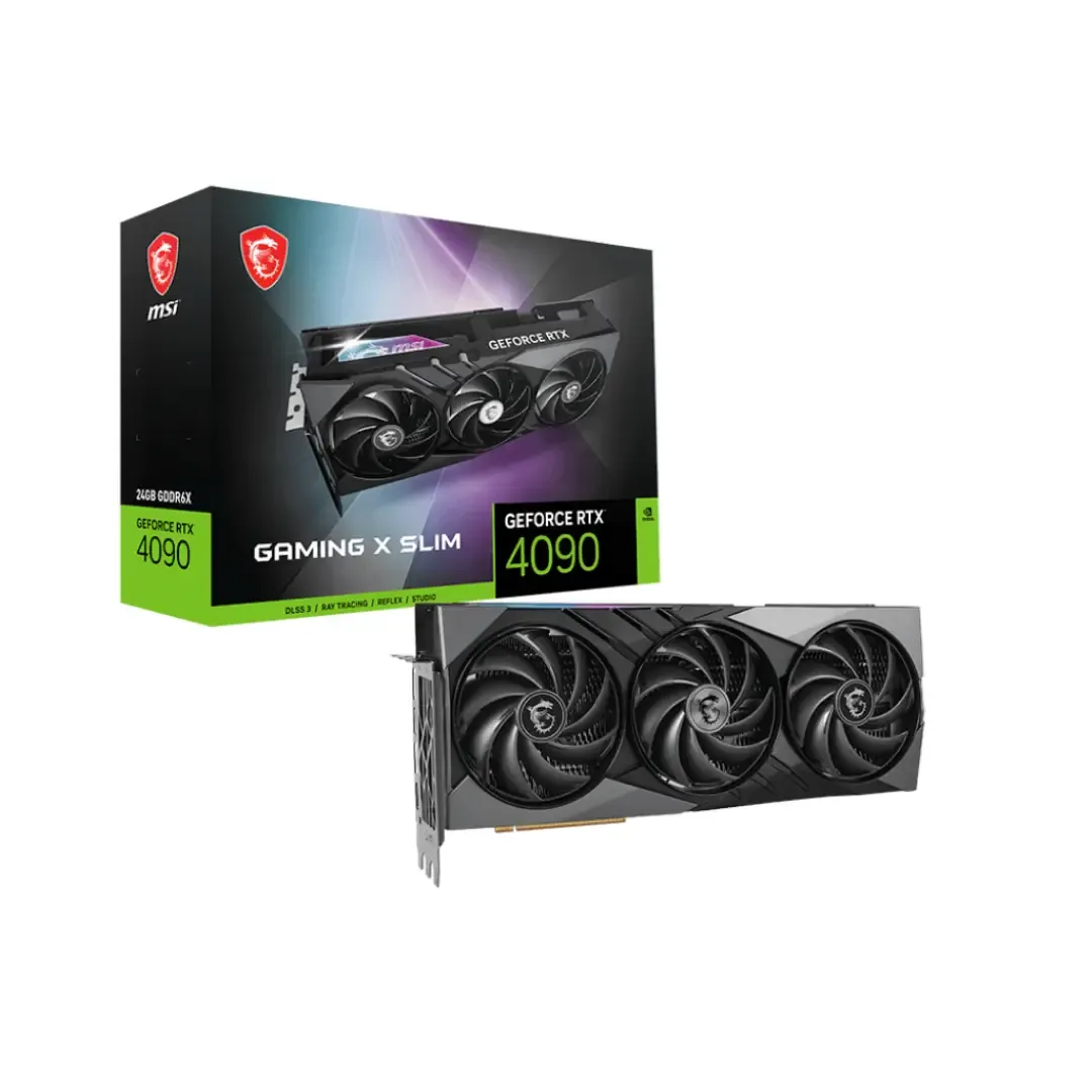 Msi GeForce RTX 4090 GAMING X SLIM 24G 24GB GDDR6X 384Bit DX12 DLSS 3 Oyuncu Ekran Kartı