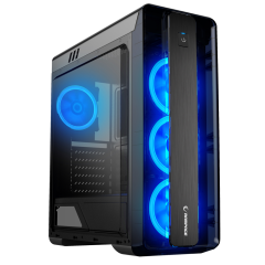 Rampage Prestige Rainbow Fanlı Mid Tower Siyah Oyuncu Kasası