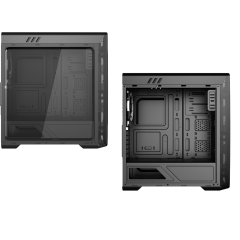 Rampage Prestige Rainbow Fanlı Mid Tower Siyah Oyuncu Kasası