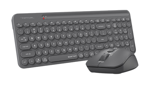 A4 TECH FG3300 AIR2 GREY 2.4Ghz Q MM -2000DPI KLAVYE MOUSE SET