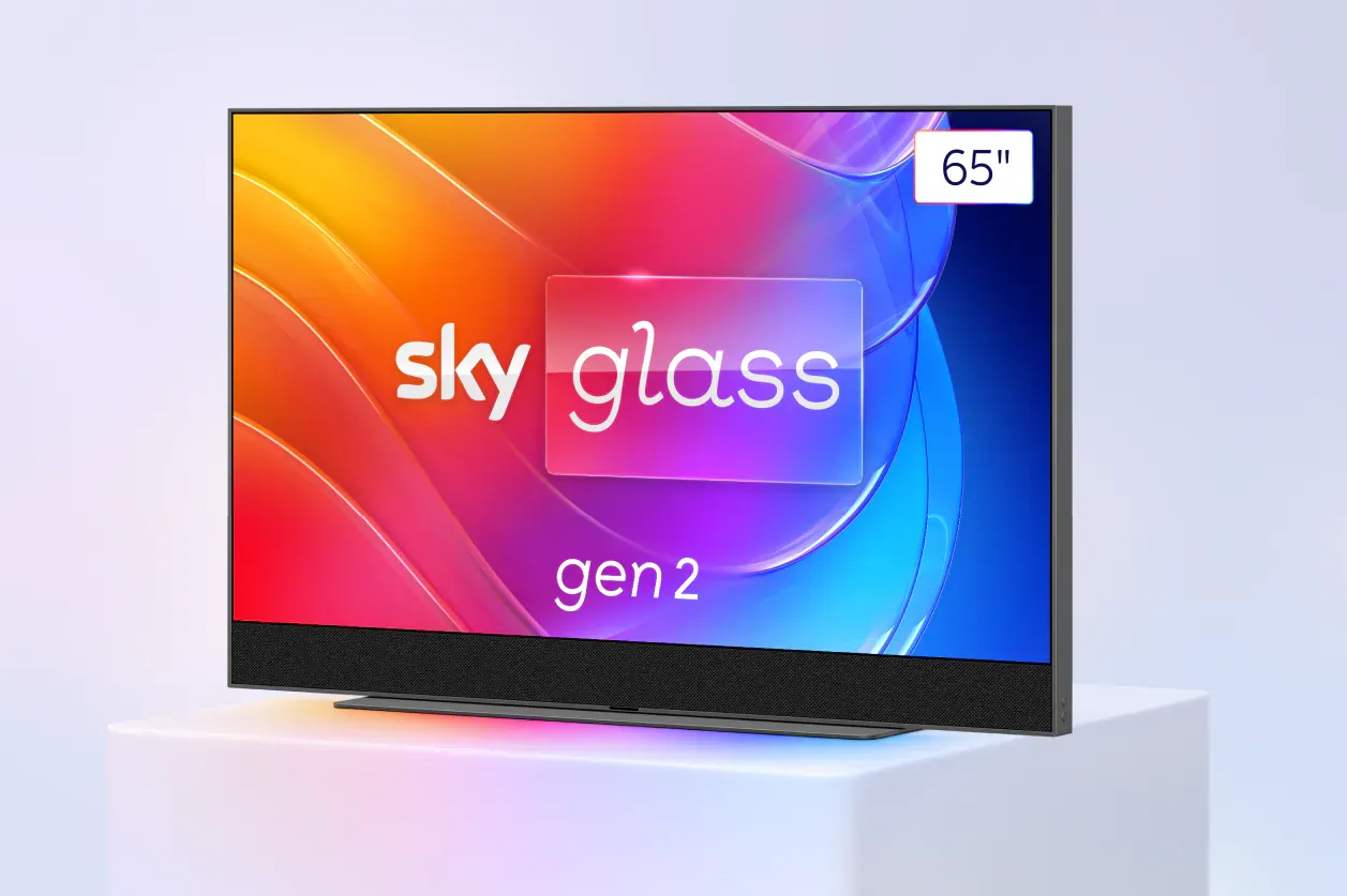 4K UHD'li 65 inç Sky Glass Gen 2 TV