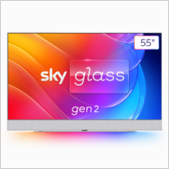 4K UHD'li 55 inç Sky Glass Gen 2 TV