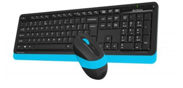A4 Tech FG1010 Q Kablosuz MM Klavye Mouse Mavi